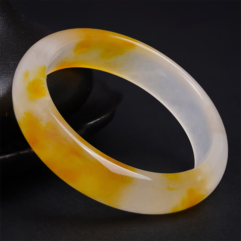 Brazalete de Armonía y Positividad de Ágata Amarilla Buddha Stones