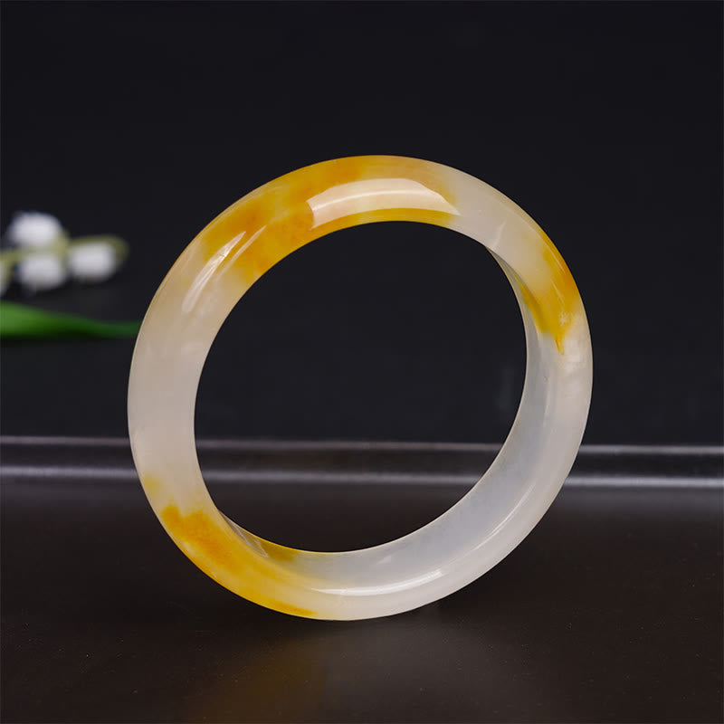 Brazalete de Armonía y Positividad de Ágata Amarilla Buddha Stones