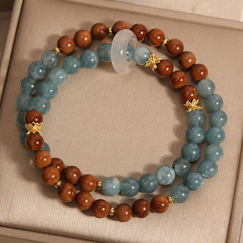 Buddha Stones Pulsera de Jade con Semilla de Kuka para Riqueza y Suerte