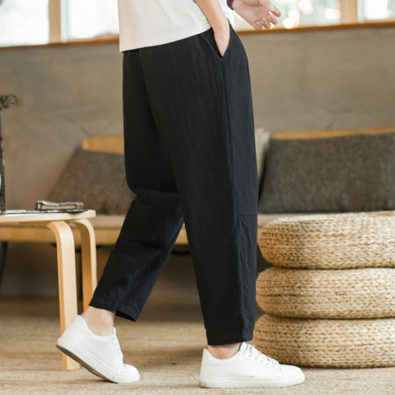 Pantalones de algodón de verano para hombre con bolsillos Buddha Stones - image 11