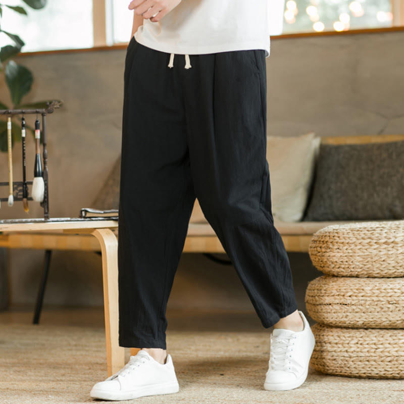 Pantalones de algodón de verano para hombre con bolsillos Buddha Stones - image 9