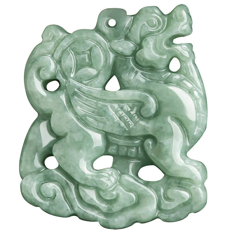 Colgante de Collar de Cuerda de Jade PiXiu de Buddha Stones para la Riqueza y la Suerte - image 5