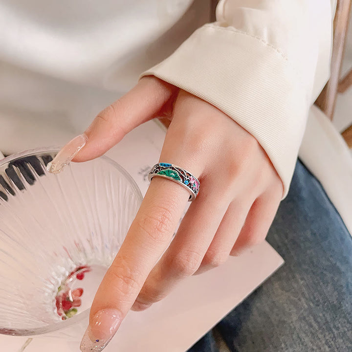 Buddha Stones Anillo de Koi, Loto de la Suerte y Todo Va Bien en Plata Esterlina 925 - image 7