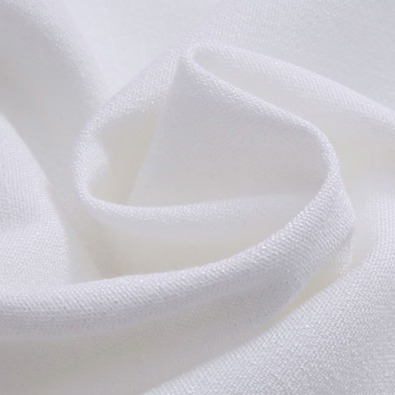 Pantalones de verano unisex de Buddha Stones con cintura elástica para la práctica de Tai Chi Qigong, transpirables, de algodón y lino, con bolsillos - image 3