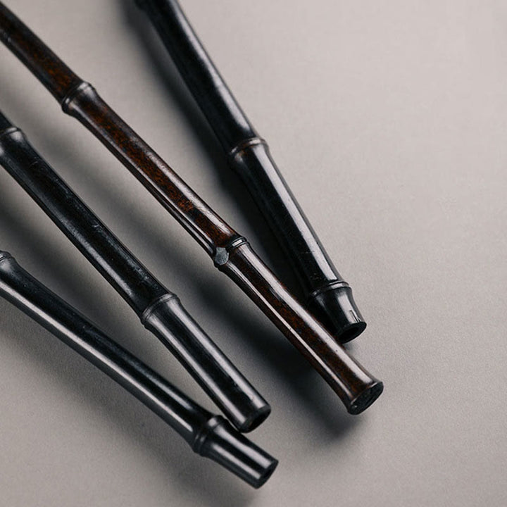 Buddha Stones Abanico Portátil de Mango Largo Enrollable Hecho a Mano de Bambú en Miles de Ríos y Montañas