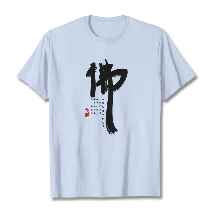 Camiseta con Buddha Stones para Buda - Cian claro - 2XL - image 10