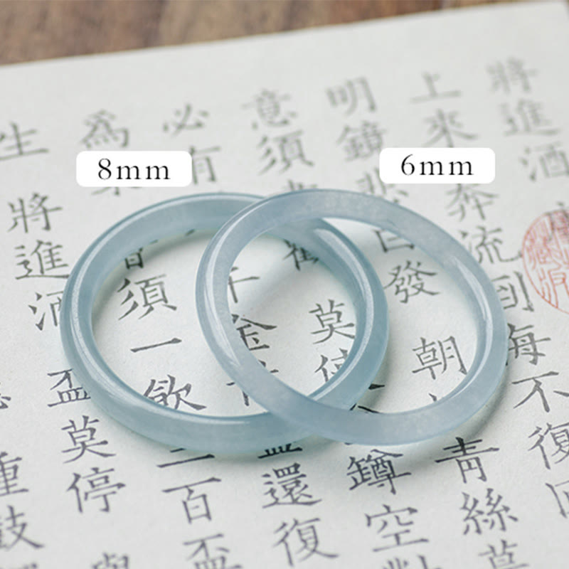 Pulsera Serenity de aguamarina natural con Buddha Stones - image 15