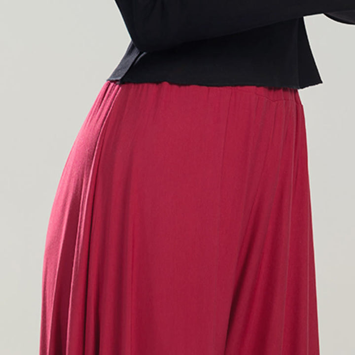 Pantalones de yoga y danza modal de color liso con Buddha Stones y transpirables - image 8