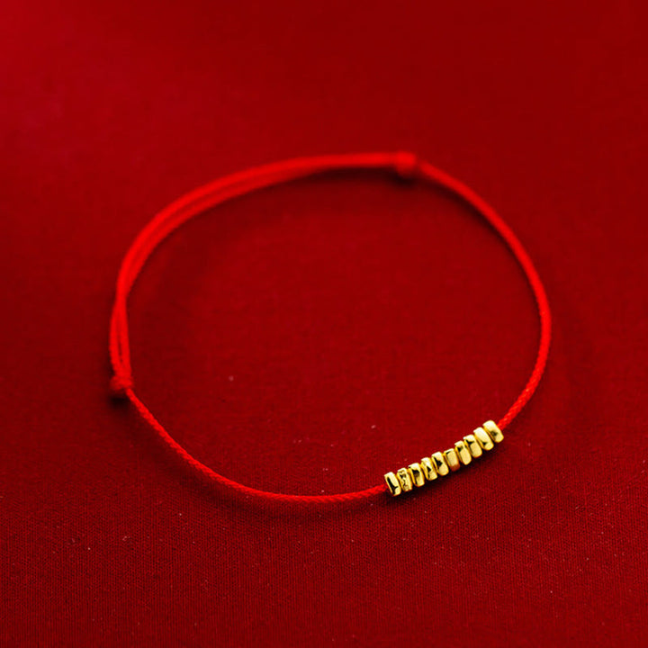 Pulsera trenzada ultrafina con protección de piezas pequeñas de plata de ley 925 hecha a mano con Buddha Stones - image 1
