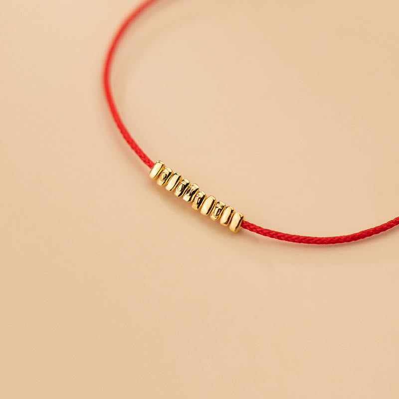 Pulsera trenzada ultrafina con protección de piezas pequeñas de plata de ley 925 hecha a mano con Buddha Stones