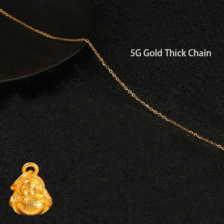 Collar con colgante de Buddha Stones de Buda y suerte