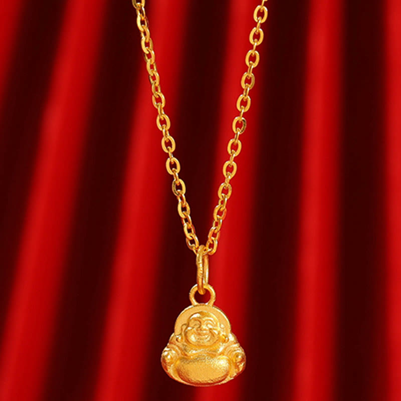 Collar con colgante de Buddha Stones de Buda y suerte