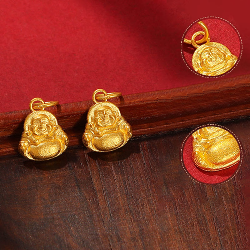 Collar con colgante de Buddha Stones de Buda y suerte