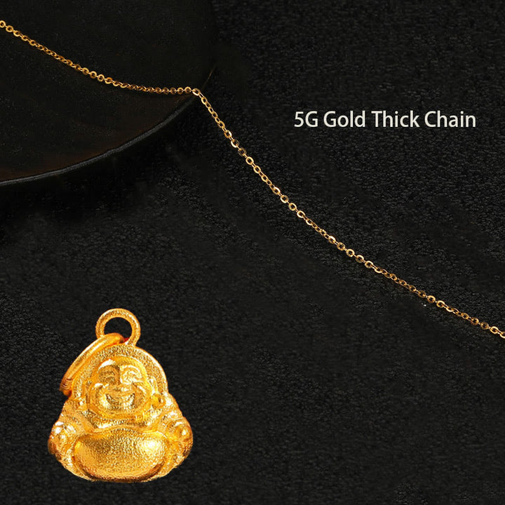 Collar con colgante de Buddha Stones de Buda y suerte