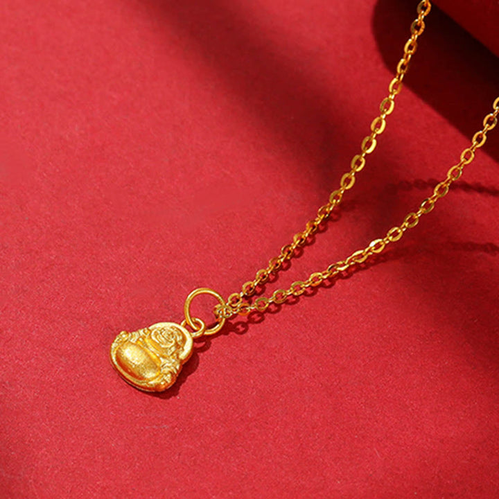 Collar con colgante de Buddha Stones de Buda y suerte