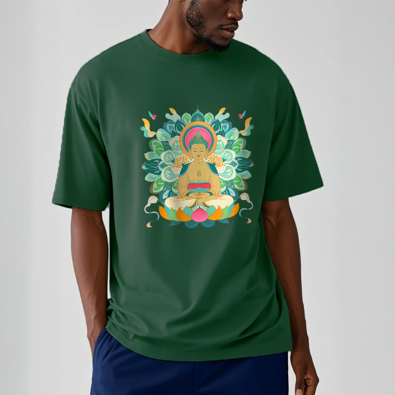 Camiseta de Loto Mariposa de Piedras de Buda Inspirada en Buda - image 11