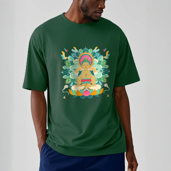 Camiseta de Loto Mariposa de Piedras de Buda Inspirada en Buda - image 11