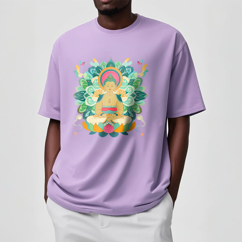 Camiseta de Loto Mariposa de Piedras de Buda Inspirada en Buda - image 17