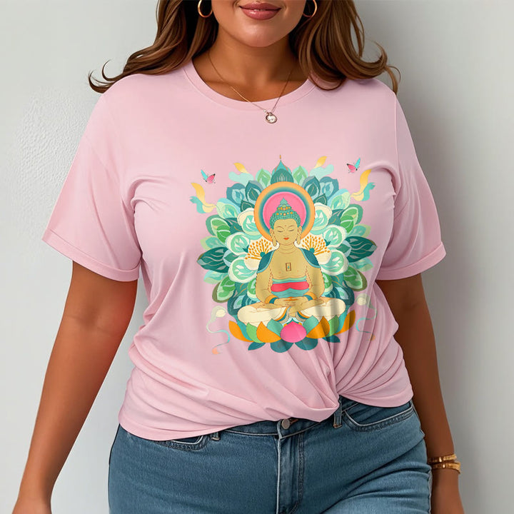 Camiseta de Loto Mariposa de Piedras de Buda Inspirada en Buda - image 12