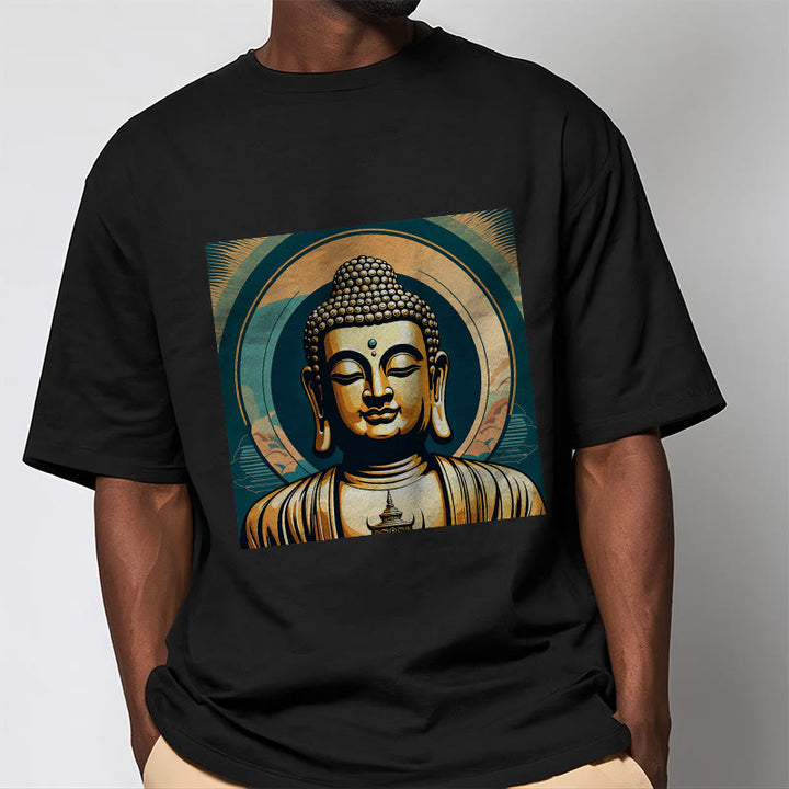 	Camisa de Buda Piedras Aura Buda Dorado - image 1