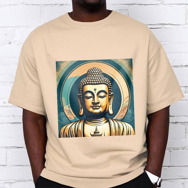 	Camisa de Buda Piedras Aura Buda Dorado - image 8