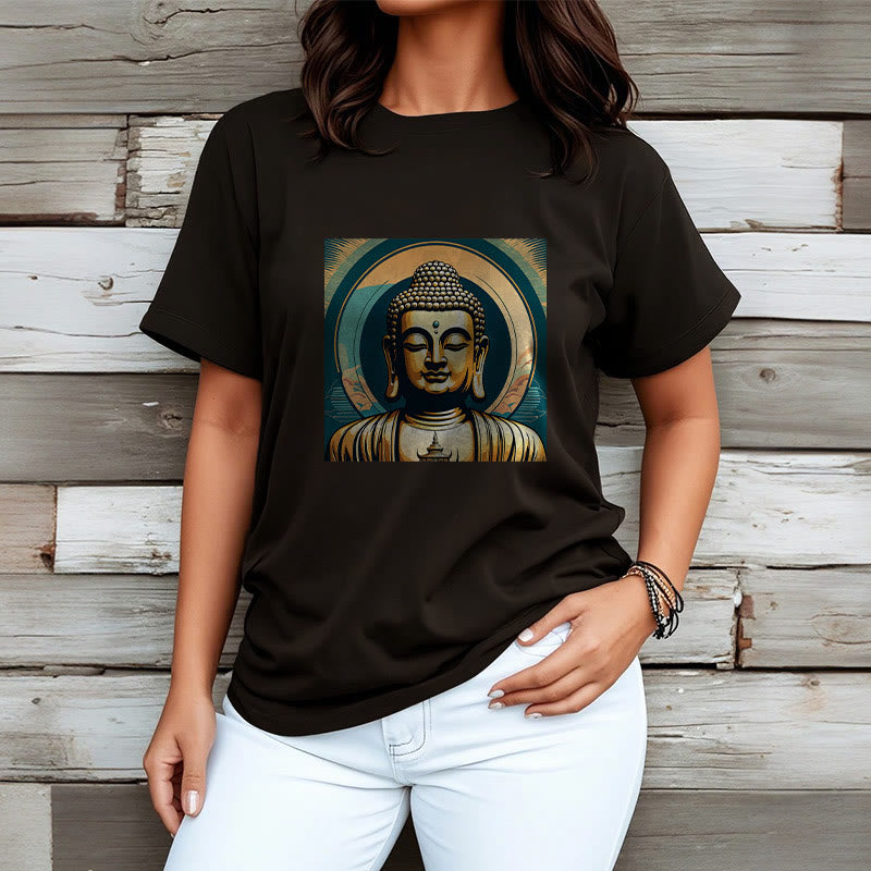 	Camisa de Buda Piedras Aura Buda Dorado - image 3