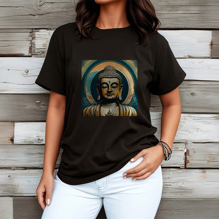 	Camisa de Buda Piedras Aura Buda Dorado - image 3