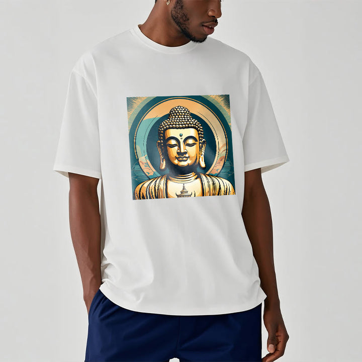 	Camisa de Buda Piedras Aura Buda Dorado - image 5