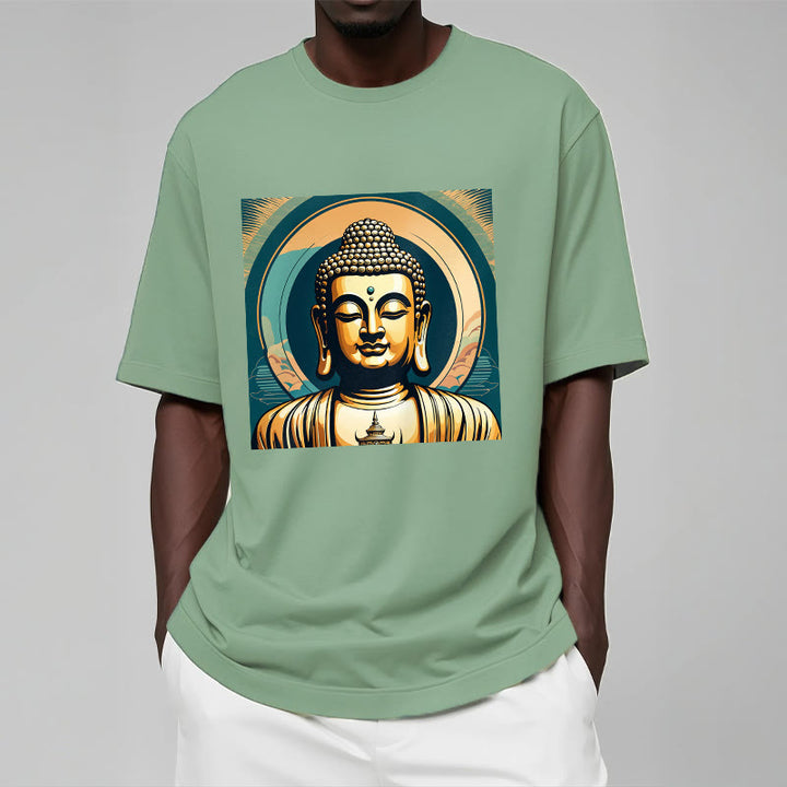 	Camisa de Buda Piedras Aura Buda Dorado - image 14