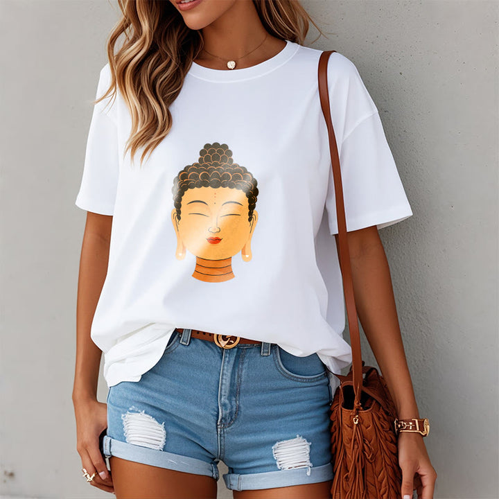 Camiseta de Buda de meditación bendecida de Buddha Stones - image 3