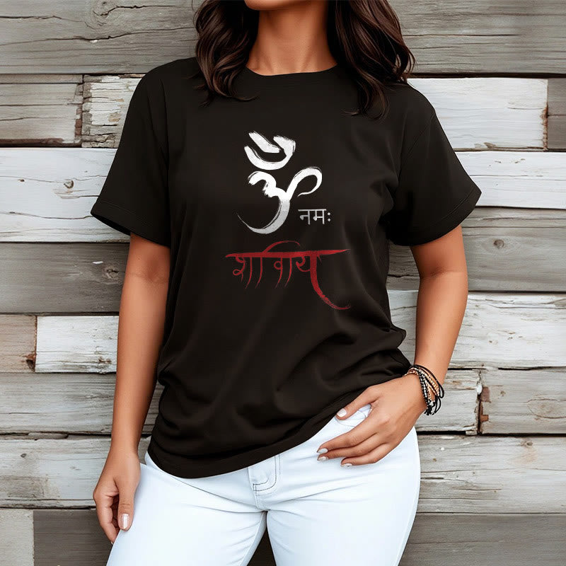 Camiseta de mantra sánscrito OM NAMAH SHIVAYA de Buddha Stones - image 7
