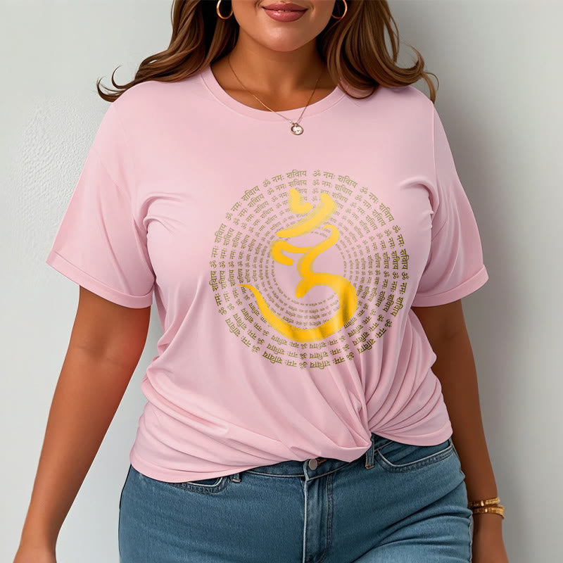 Buddha Stones 108 OM NAMAH SHIVAYA Mantra Camiseta Sánscrita - image 13