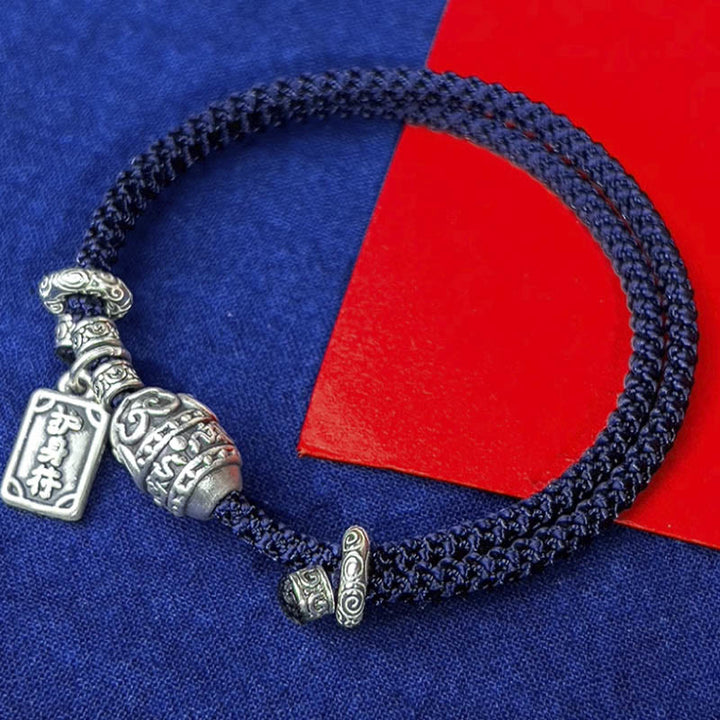 Pulsera de fuerza con amuleto de elefante de plata de ley 925 con Buddha Stones y símbolo de seguridad y bienestar - image 13