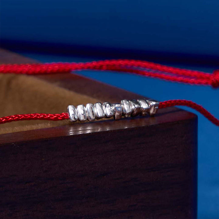 Pulsera trenzada ultrafina con protección de piezas pequeñas de plata de ley 925 hecha a mano con Buddha Stones