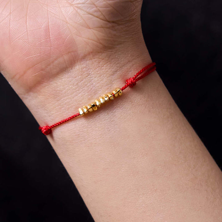 Pulsera trenzada ultrafina con protección de piezas pequeñas de plata de ley 925 hecha a mano con Buddha Stones - image 4