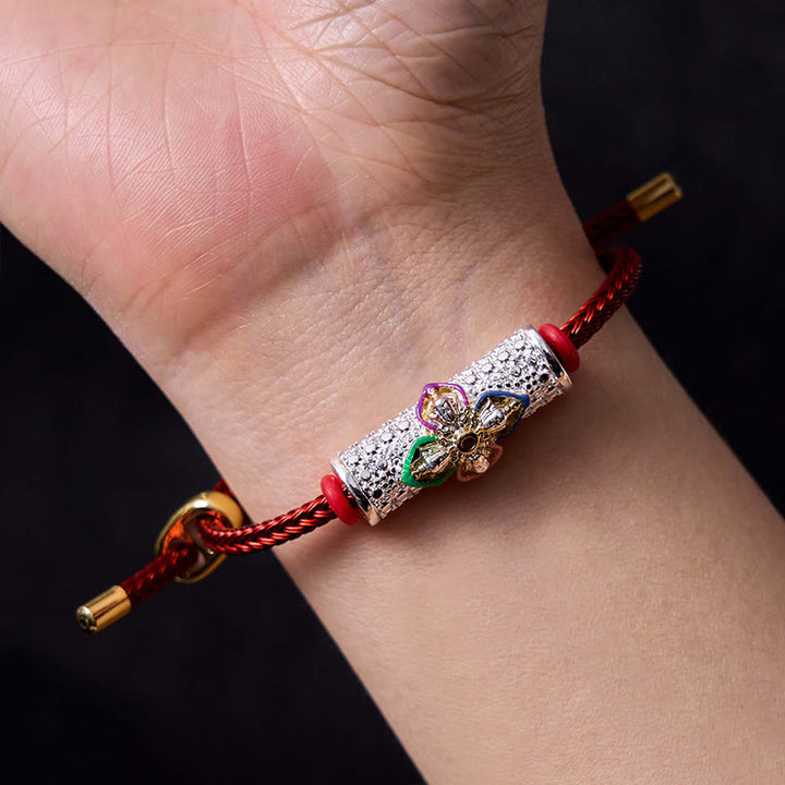 Buddha Stones Pulsera de hilo rojo de cobre de la suerte - image 3