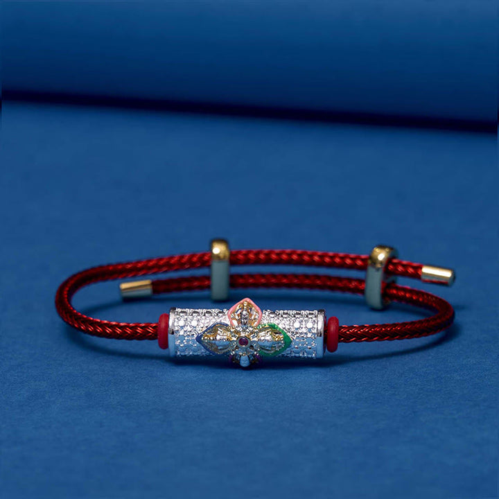 Buddha Stones Pulsera de hilo rojo de cobre de la suerte - image 6