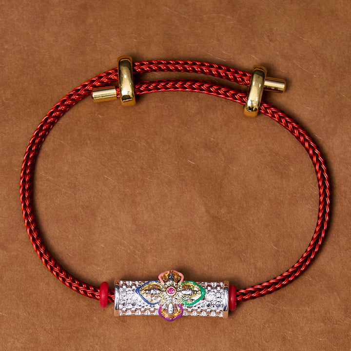 Buddha Stones Pulsera de hilo rojo de cobre de la suerte - image 2