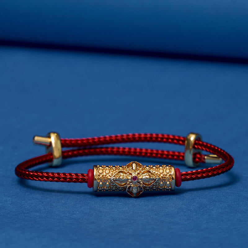 Buddha Stones Pulsera de hilo rojo de cobre de la suerte - image 15