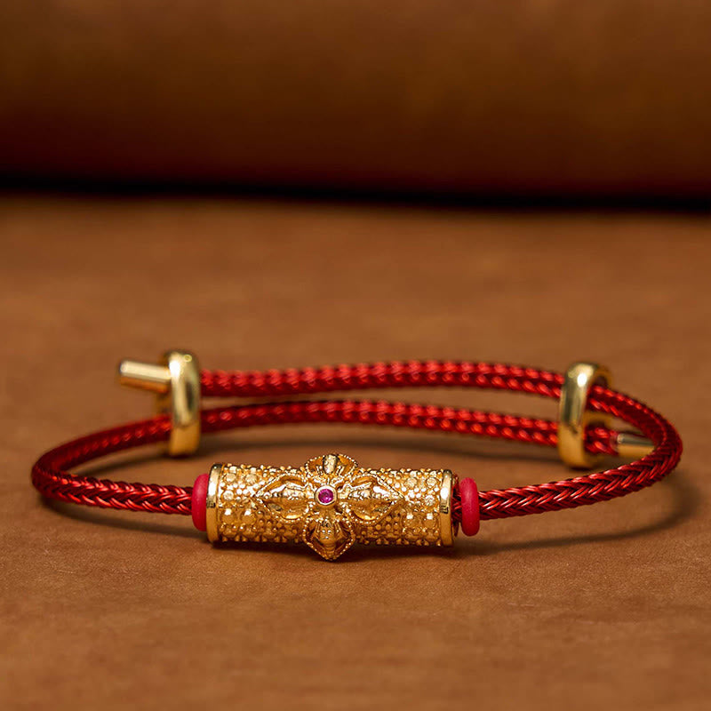 Buddha Stones Pulsera de hilo rojo de cobre de la suerte - image 13