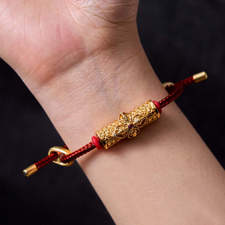 Buddha Stones Pulsera de hilo rojo de cobre de la suerte - image 14
