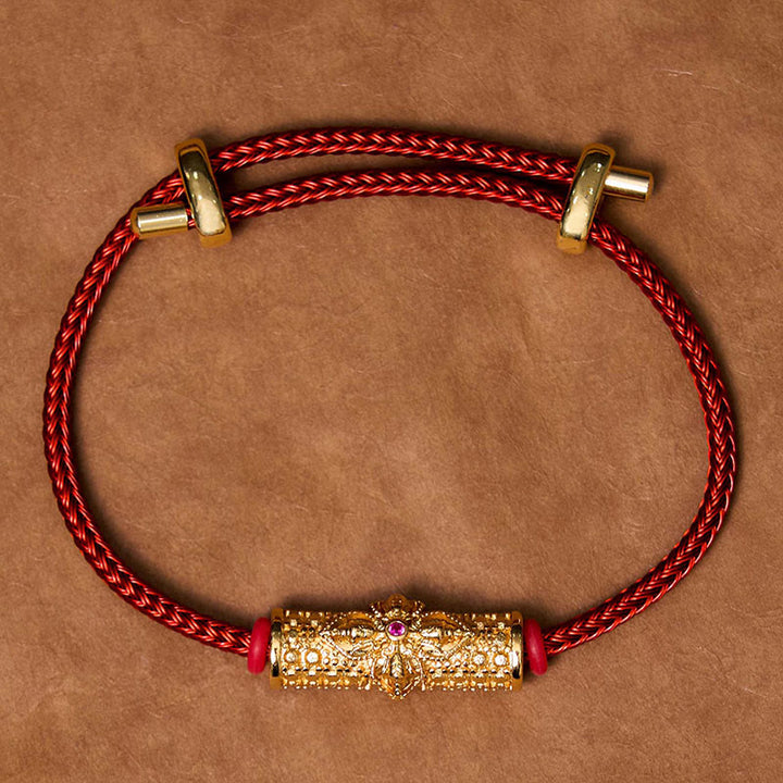 Buddha Stones Pulsera de hilo rojo de cobre de la suerte - image 12