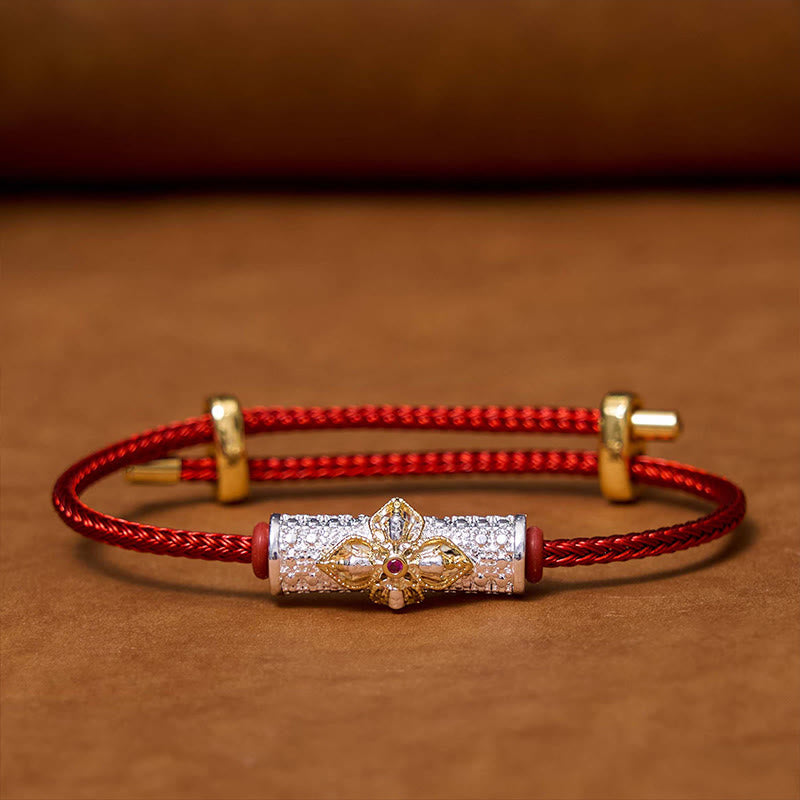 Buddha Stones Pulsera de hilo rojo de cobre de la suerte - image 21