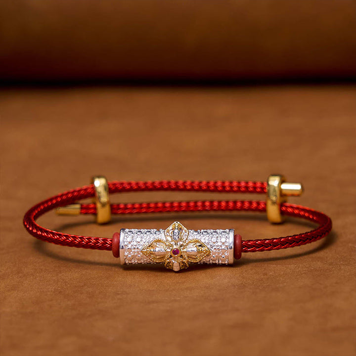 Buddha Stones Pulsera de hilo rojo de cobre de la suerte - image 21
