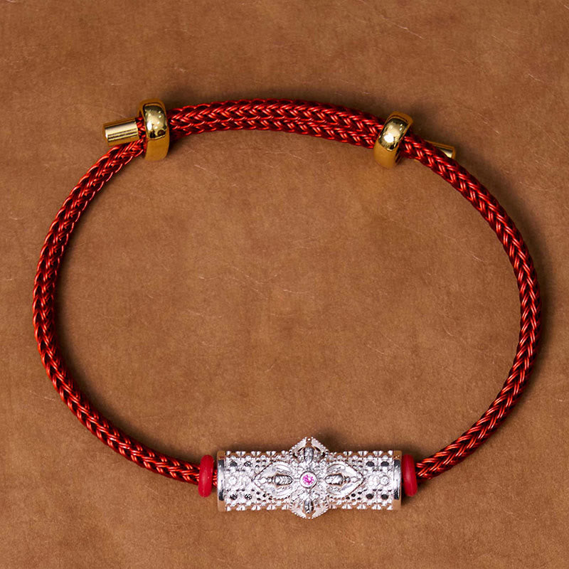 Buddha Stones Pulsera de hilo rojo de cobre de la suerte - image 25