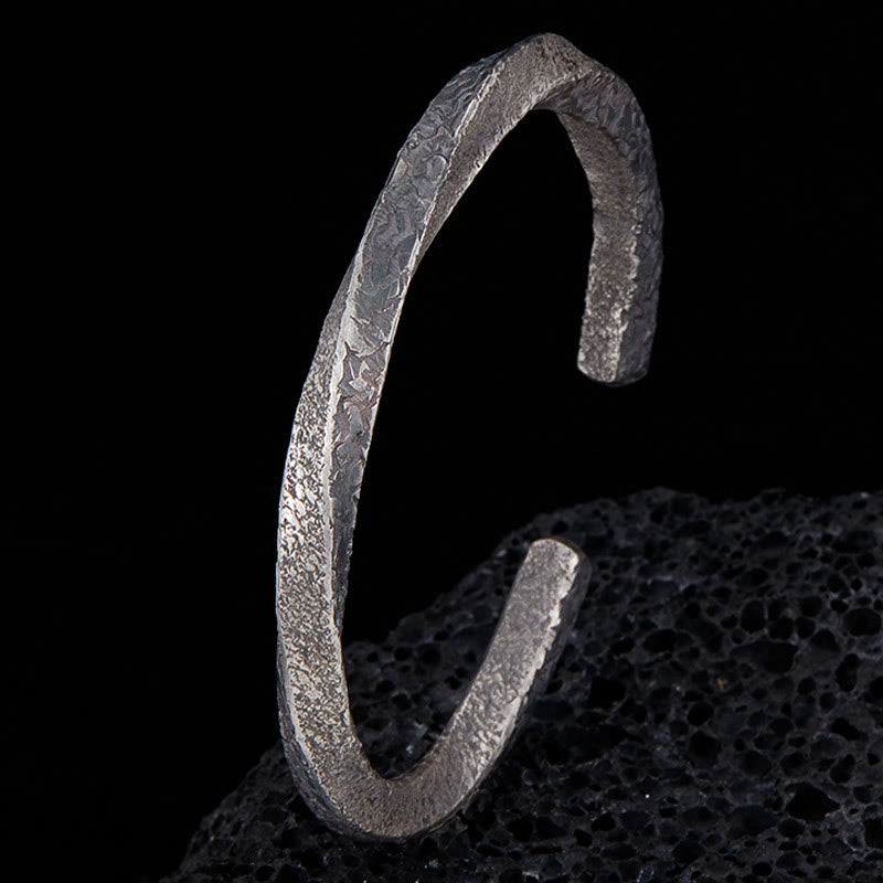 Brazalete brazalete con Buddha Stones en plata de ley 999 estilo retro con lazo Möbius y amor eterno - image 1