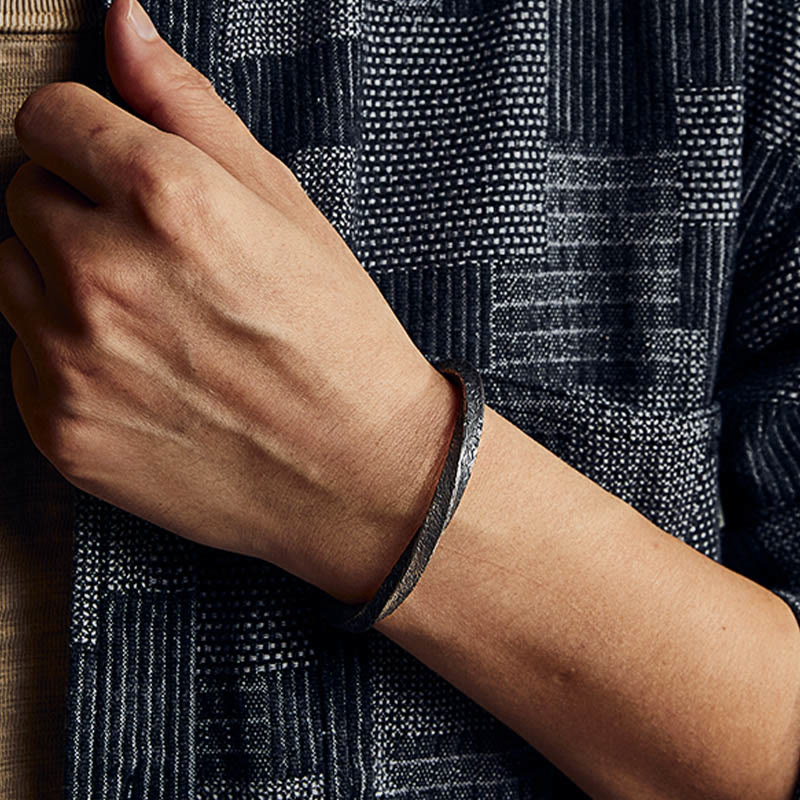 Brazalete brazalete con Buddha Stones en plata de ley 999 estilo retro con lazo Möbius y amor eterno - image 4