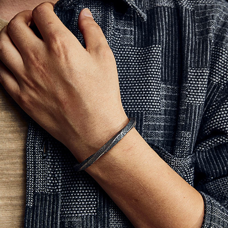 Brazalete brazalete con Buddha Stones en plata de ley 999 estilo retro con lazo Möbius y amor eterno - image 7