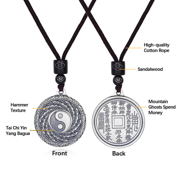 Buddha Stones 999 con diseño de Tai Chi Yin Yang Bagua y fantasmas de montaña que gastan dinero - image 23