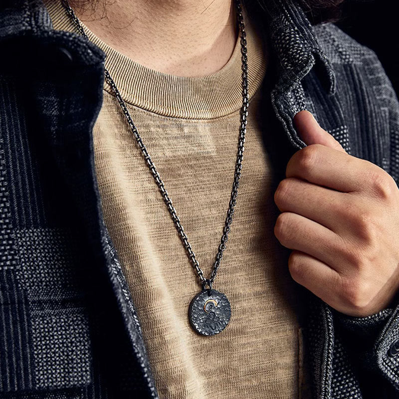 Buddha Stones con colgante de loto y estatua de Buda en plata de ley 925, oro 999 y piedras de Buda en plata de ley 999 - image 3